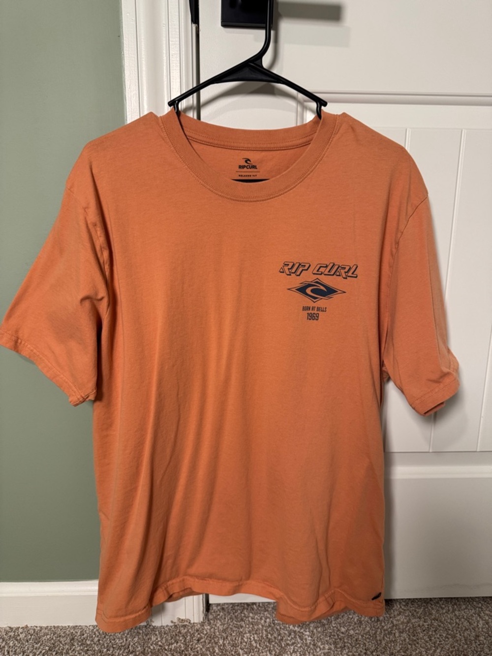 Rip Curl Orange Short-Sleeve Graphic Crew Tee